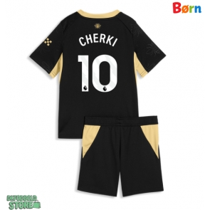 Manchester City Rayan Cherki #10 Replika Babytøj Udebanesæt Børn 2026-27 Kortærmet (+ Korte bukser)